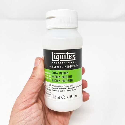 Liquitex Acrylic Medium - Gloss Medium - 4oz Bottle