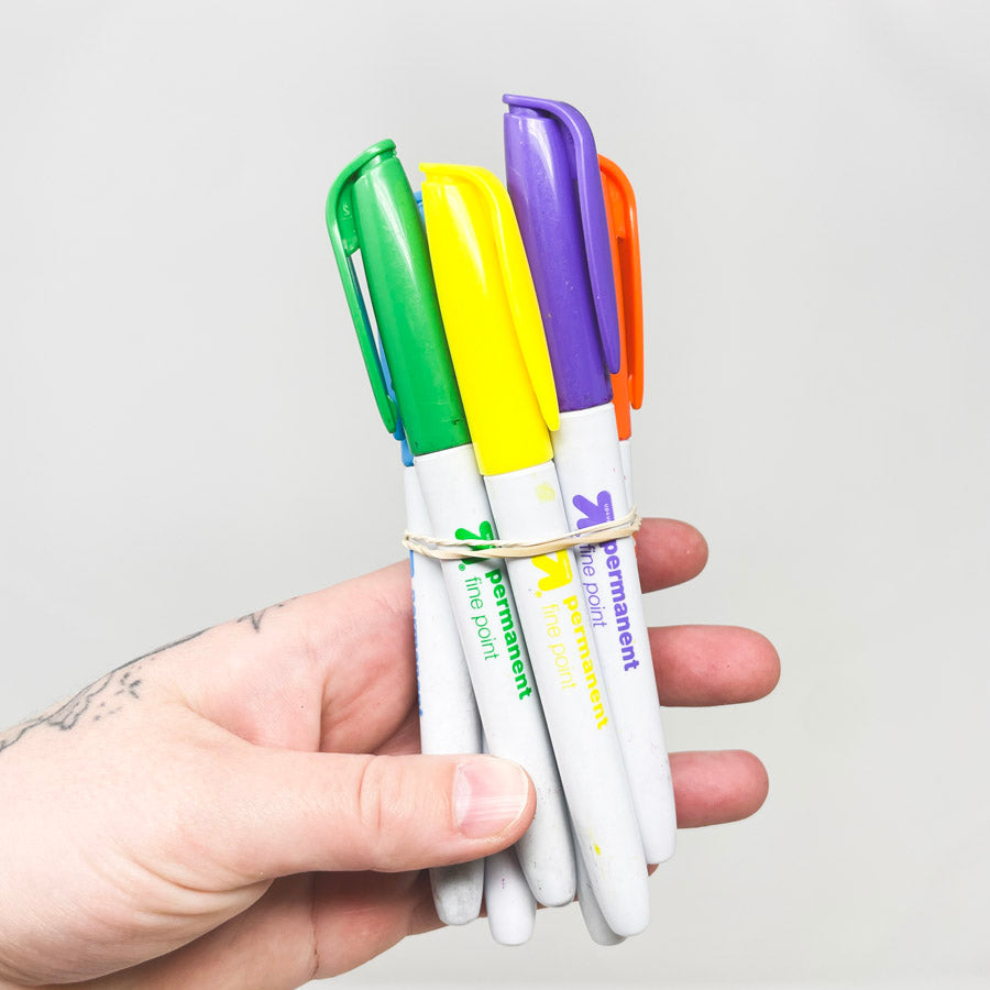 Bundle of 8 Asst. Up&Up Permanent Fine Point Markers