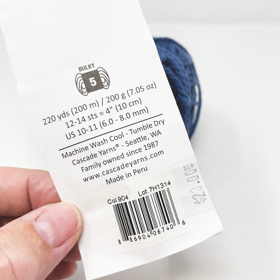 Cascade Yarn 220 Superwash Grande Remnant (4.8 oz)