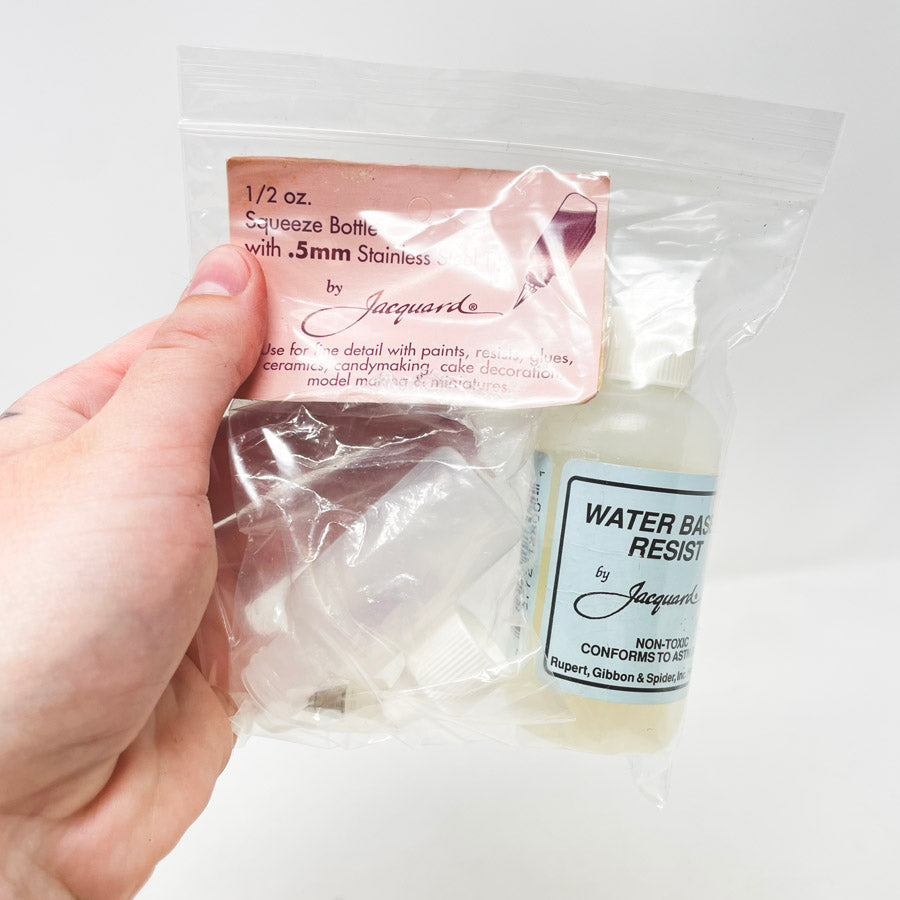 Jacquard Water-Based Resist with a Small Applicator Bottle