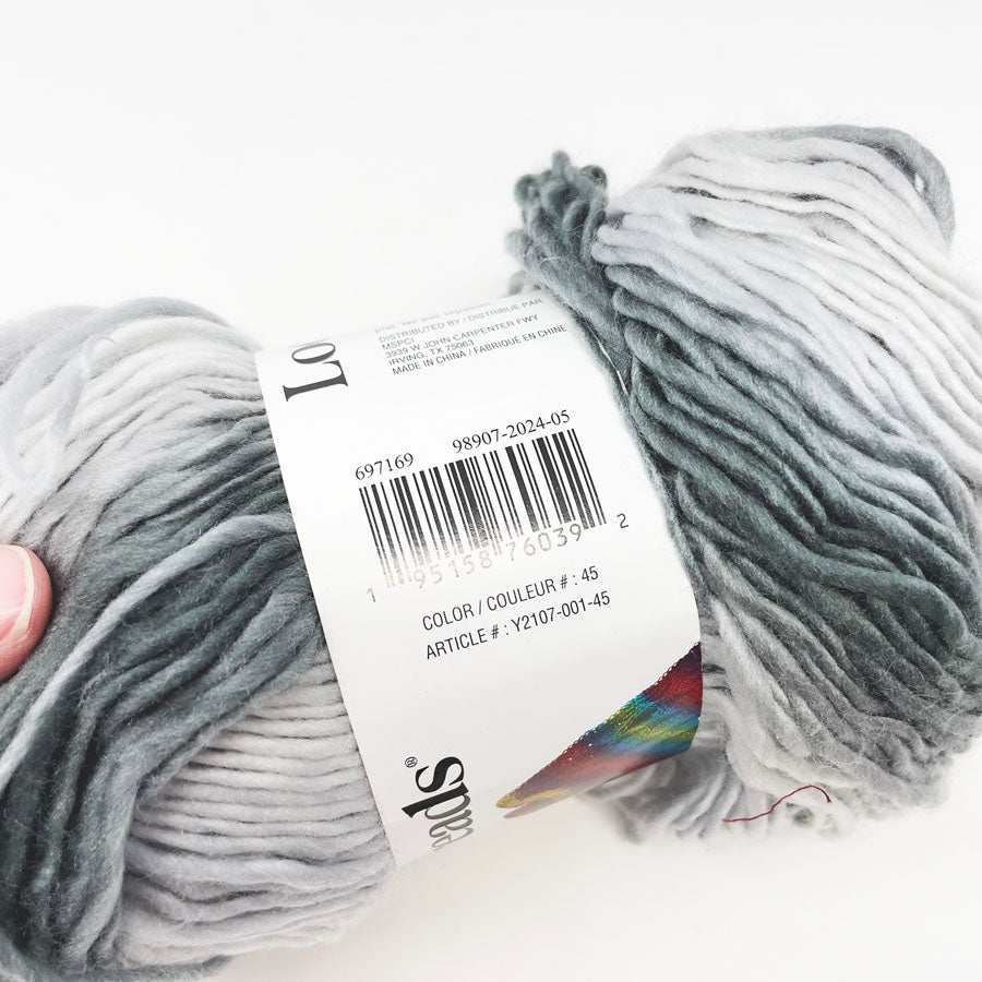 Loops & Threads Facets Yarn - Silver