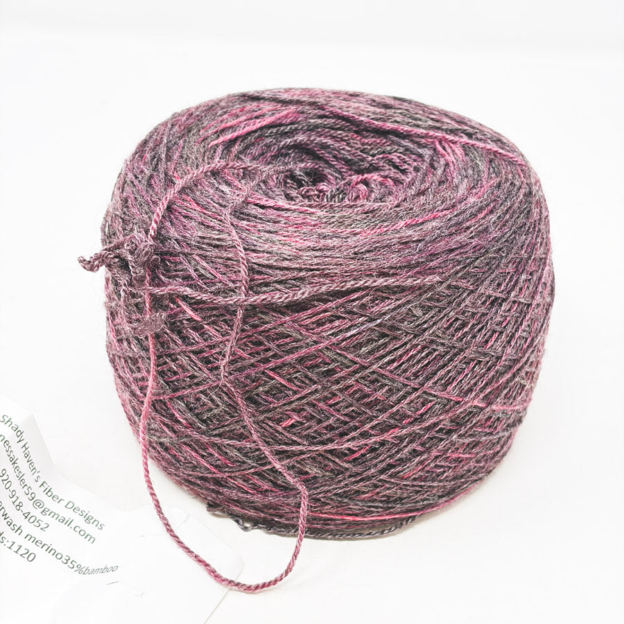 Shady Haven's Fiber Designs Wool/Bamboo Yarn
