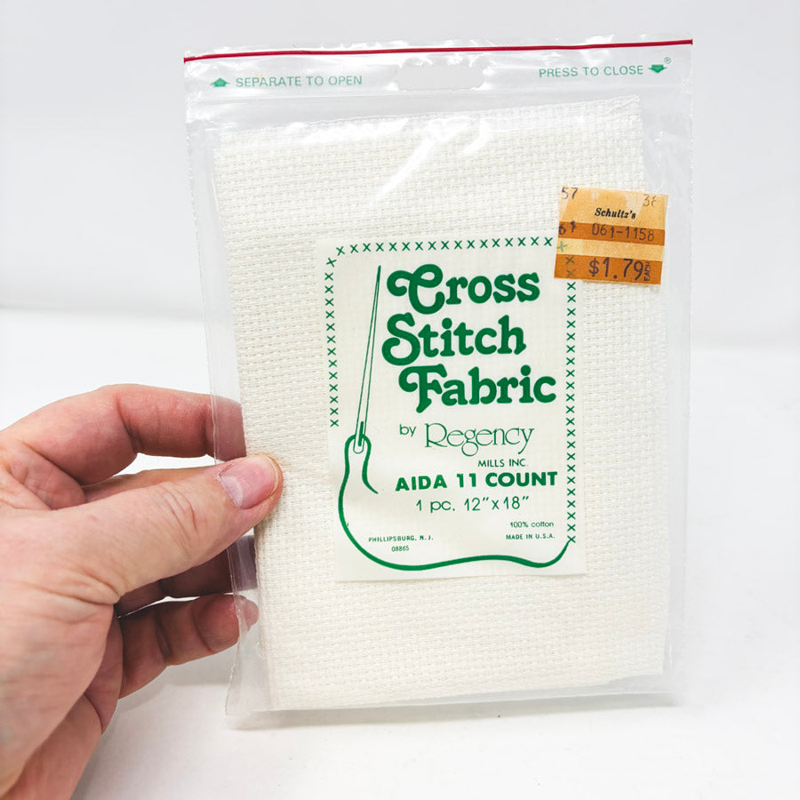 Regency 11 Count Aida - 12" x 18" - White