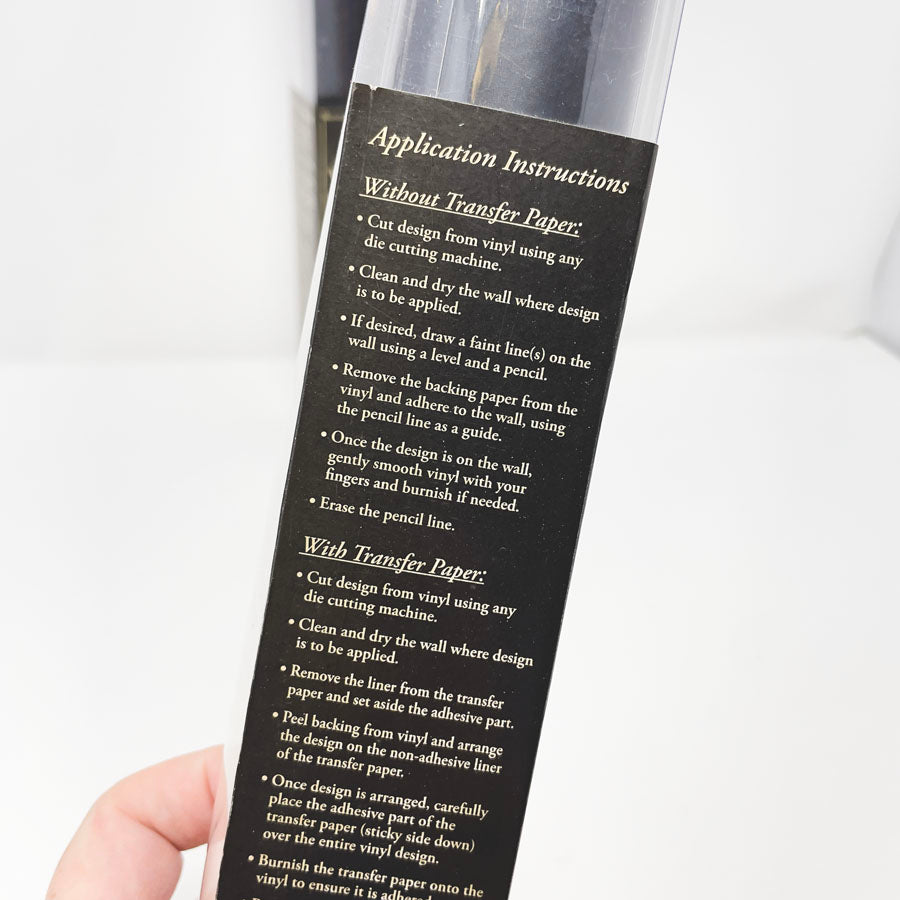 The Paper Studio Self Adhesive Vinyl - Black (1)