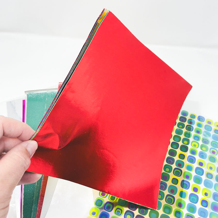 Bundle of Foil and Clear Sheets/Papers