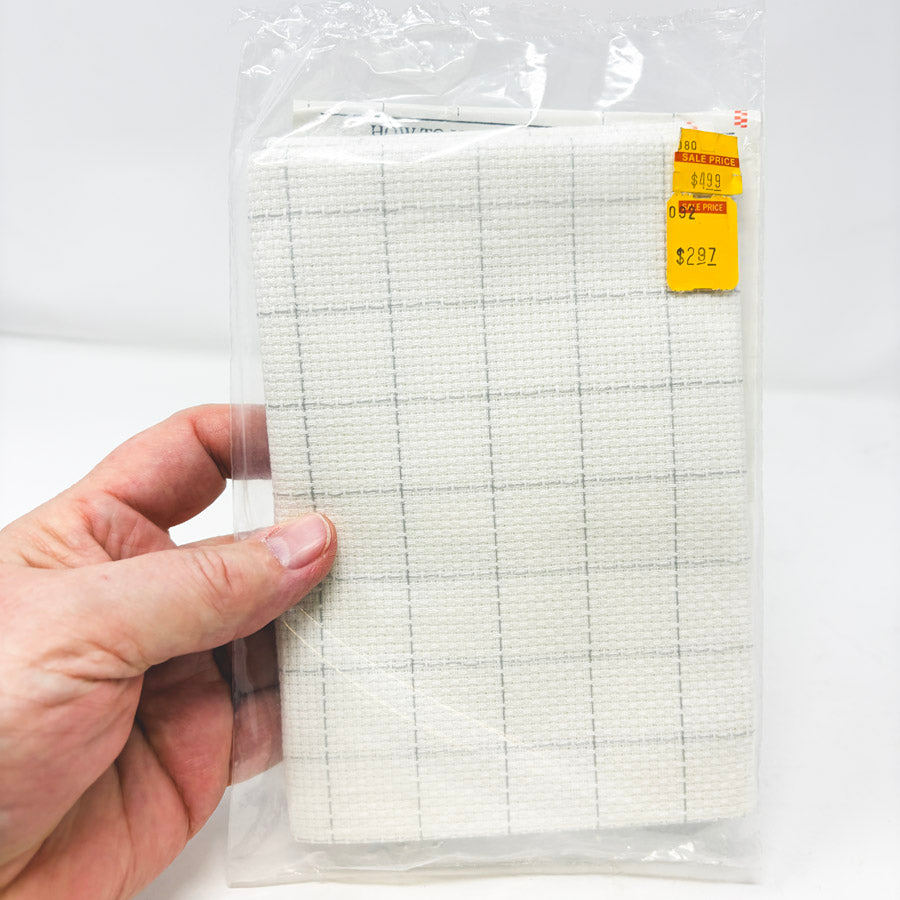 11 Count Easy Count Grid with Fabric by Zweigart