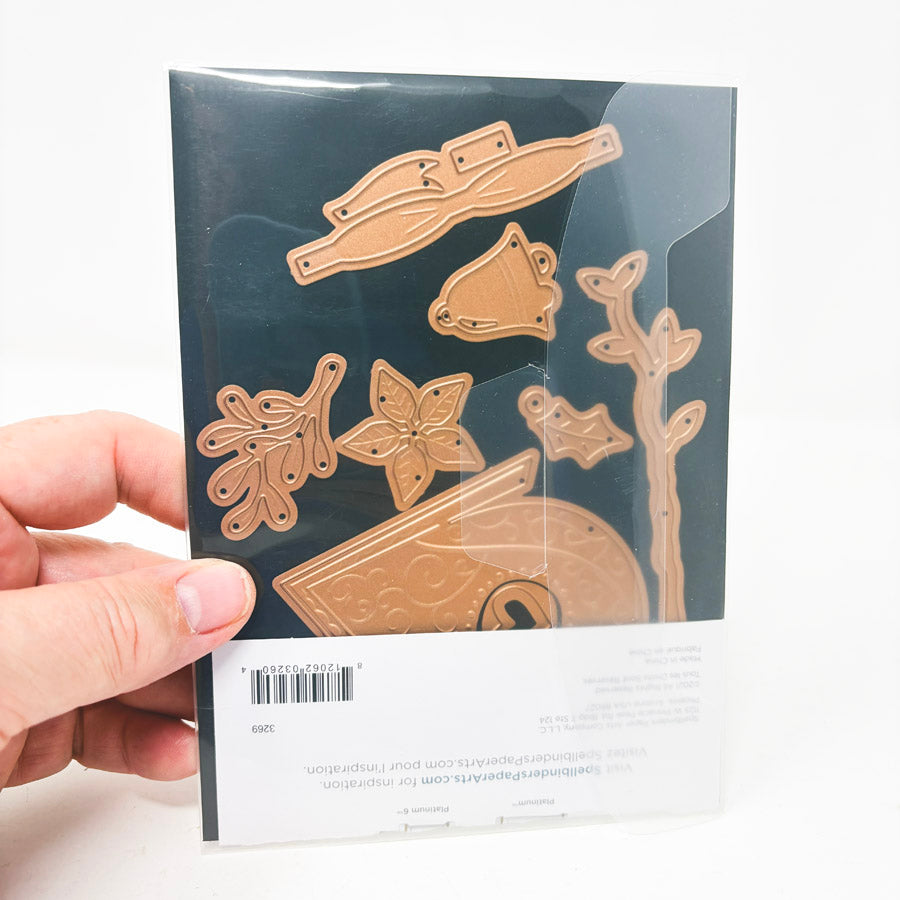 Spellbinders Build a Winter Birdhouse Etched Dies