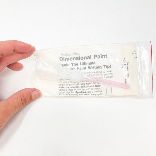 Fashion Show Dimensional Paint Writing Tip