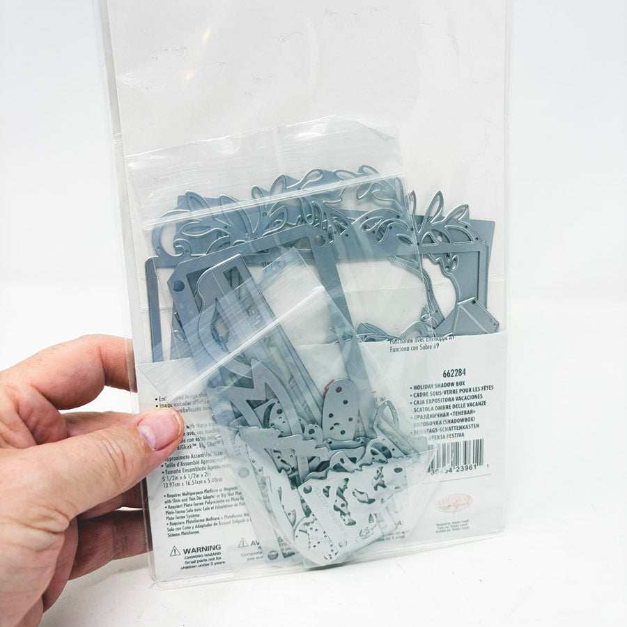 Sizzix Thinlits Cutting Die 662284 - Holiday Shadow Box