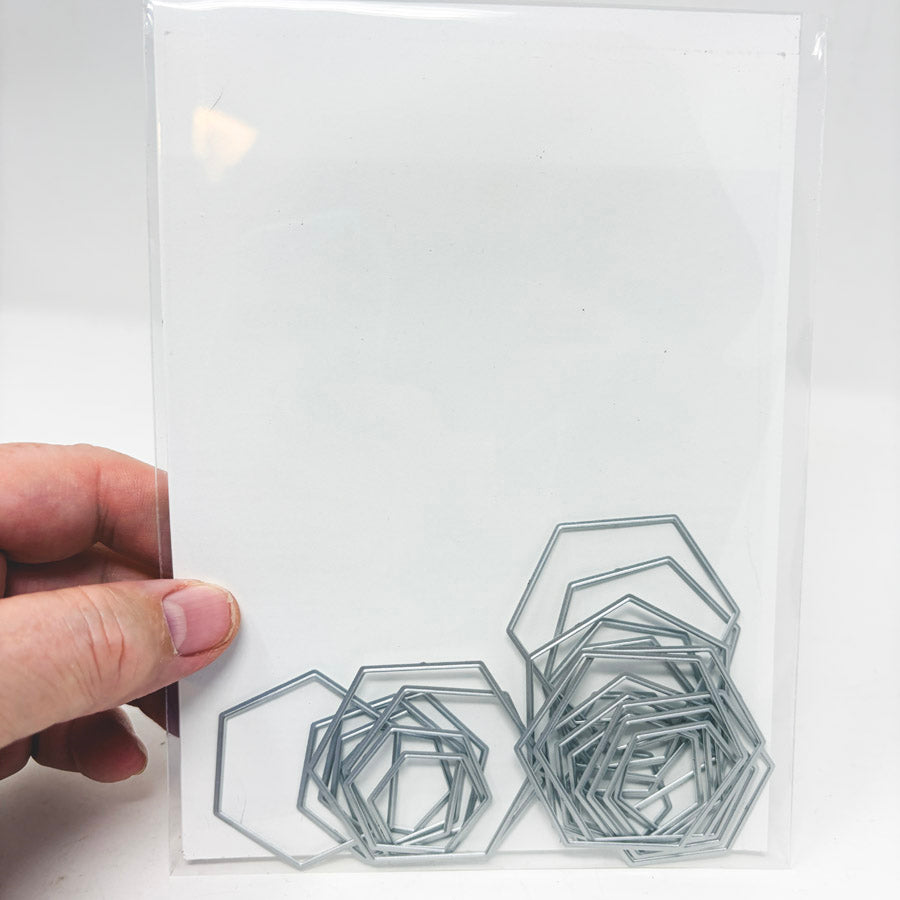 Sizzix Thinlits Dies by Tim Holtz – Stacked Tiles, Hexagons
