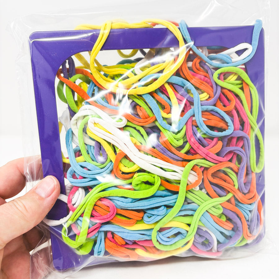 7" Plastic Weaving Loom with Bands