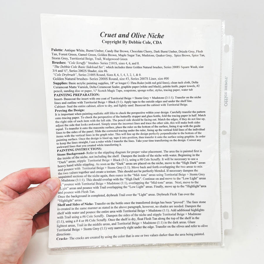 Cruet Folk Art Painting Packet by Jo Sonja Jansen