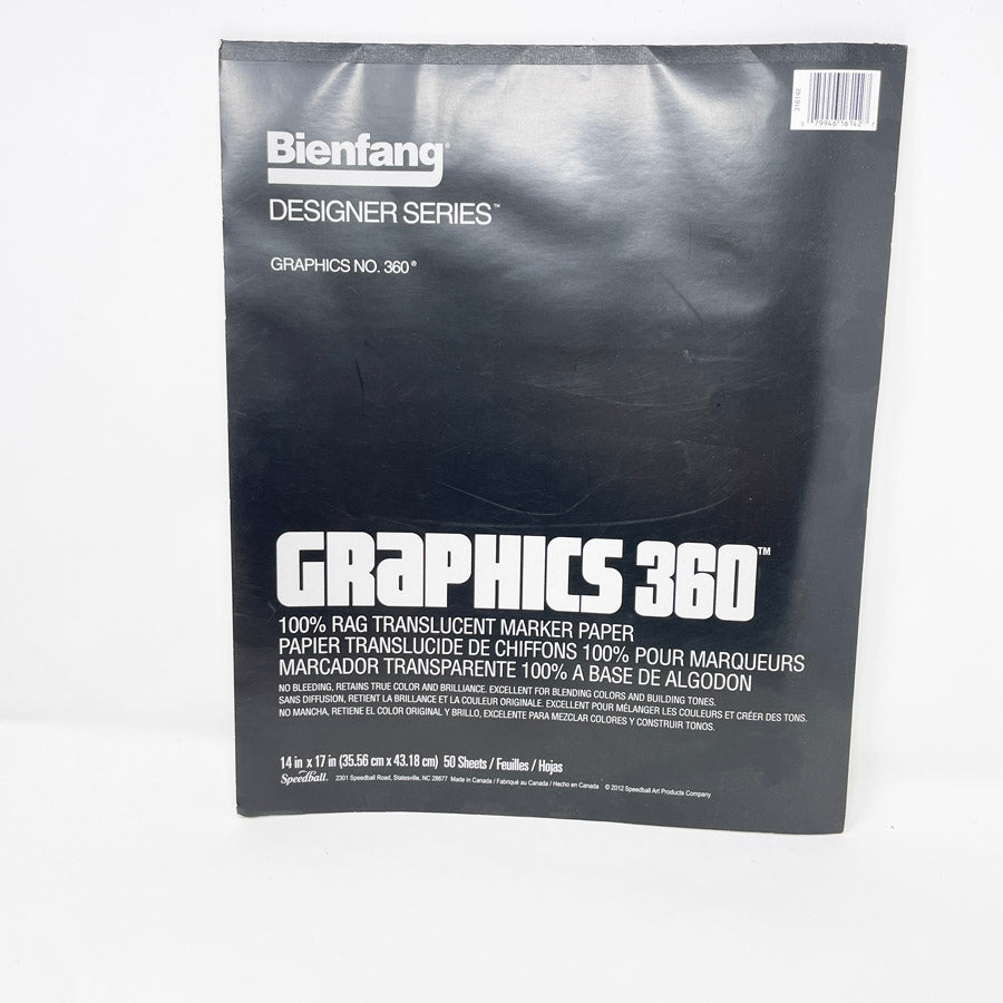Bienfang Graphics 360 Marker Paper