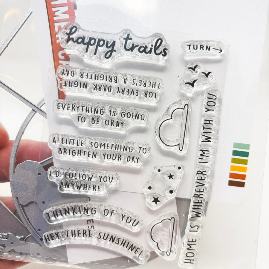 C9 Summer Camp Stamp and Die Set - Happy Trails