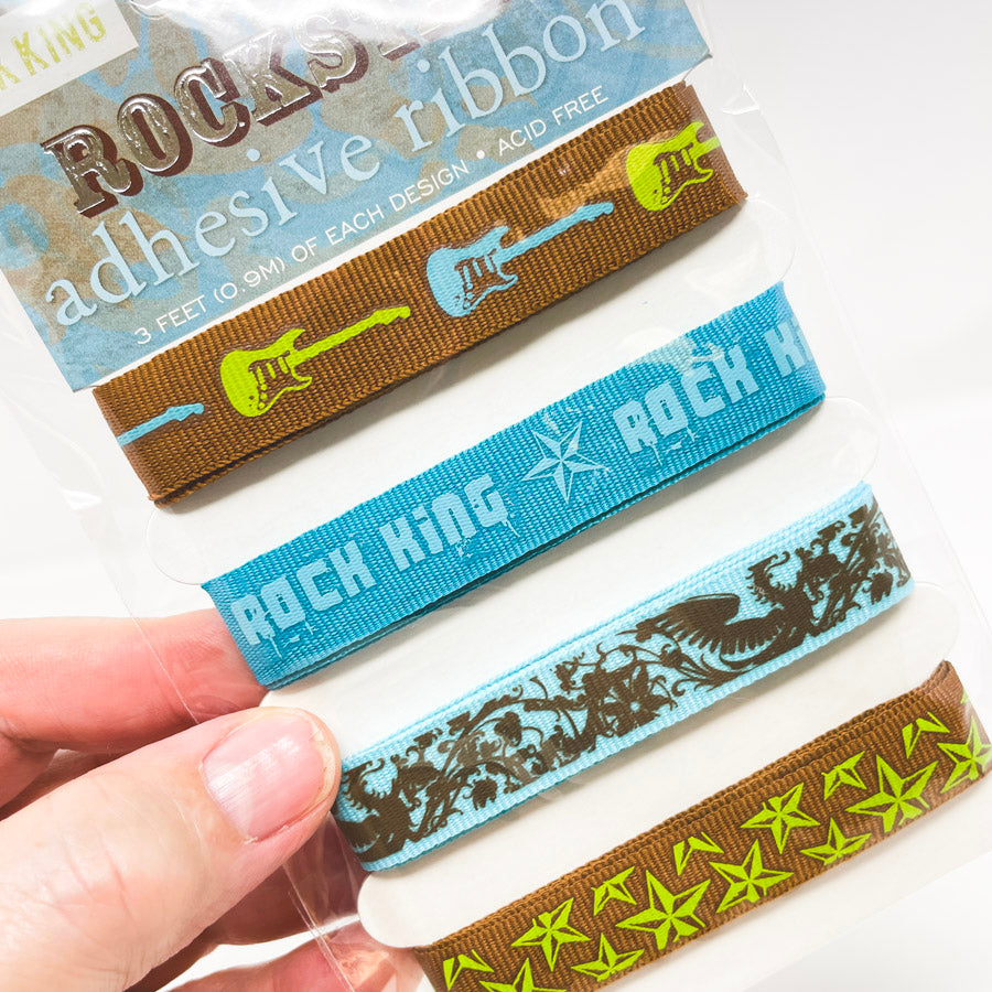 DCWV Rockstar Adhesive Ribbon Pack