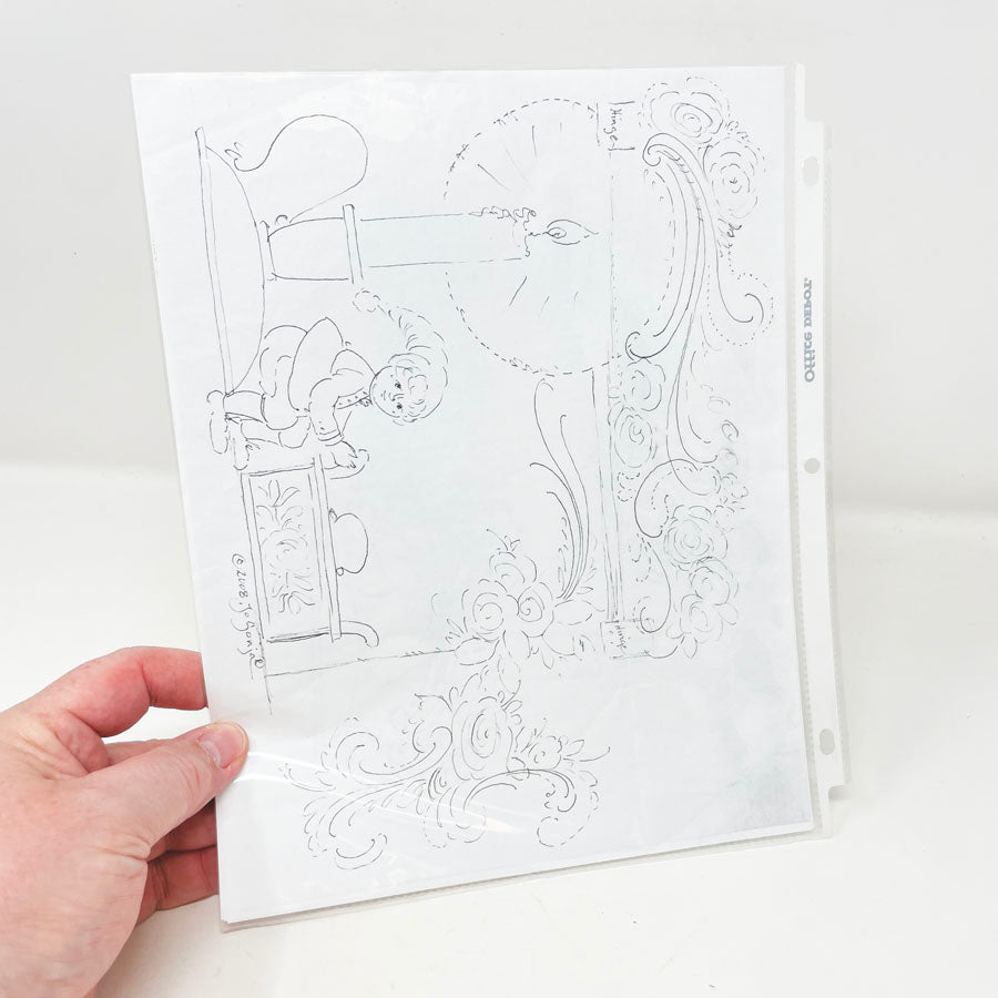 The House Tompten Folk Art Painting Packet by Jo Sonja Jansen