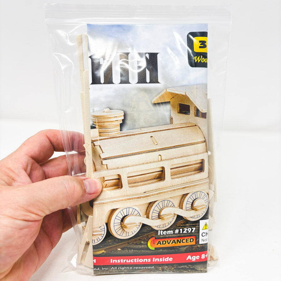 3D Steam Train Puzzle