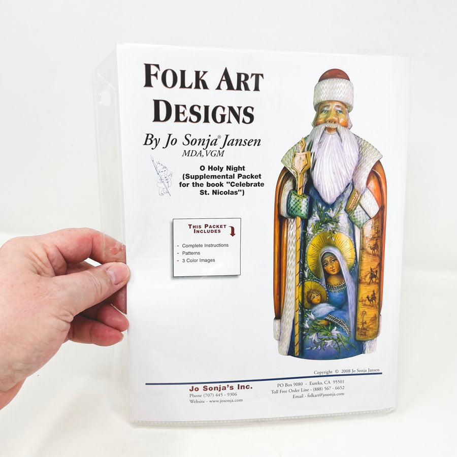 O Holy Night Folk Art Painting Packet by Jo Sonja Jansen