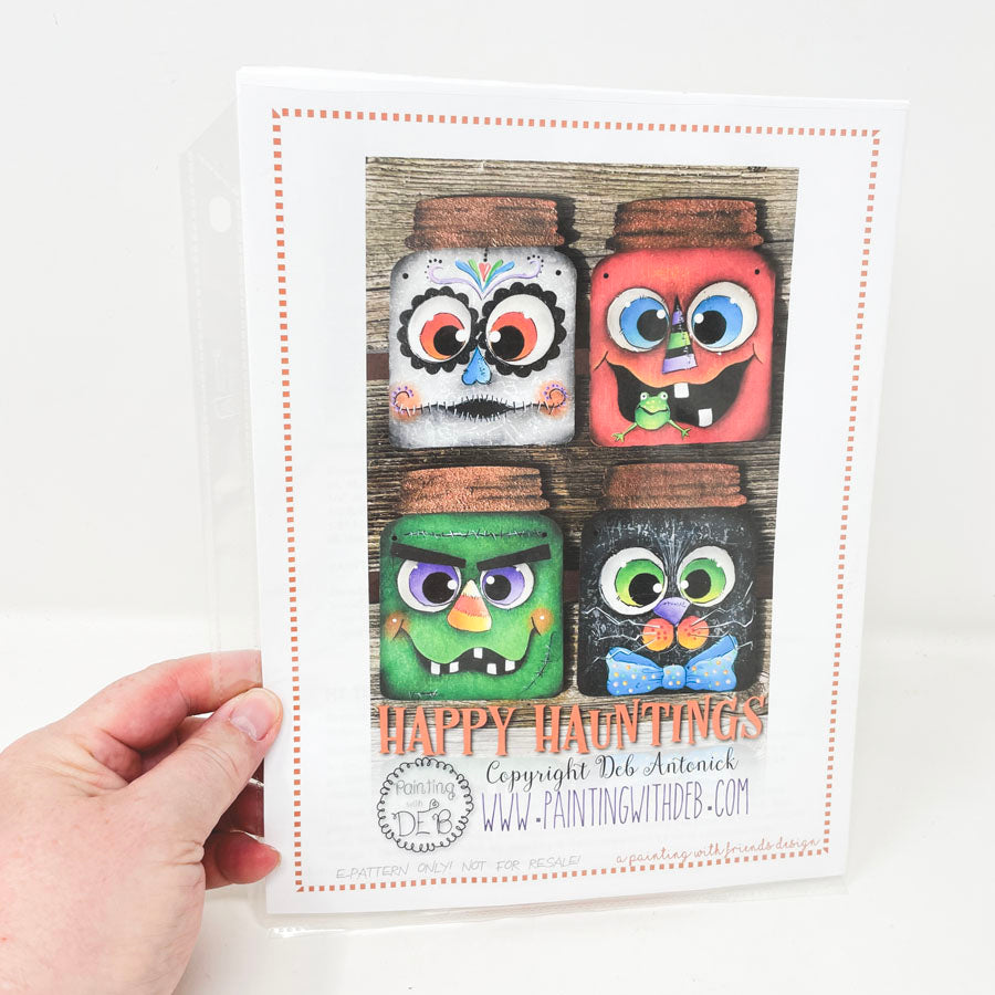 Happy Hauntings Painting Packet by Deb Antonick