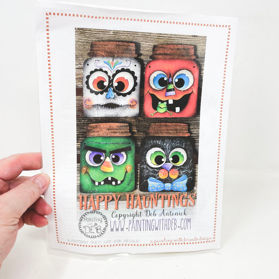 Happy Hauntings Painting Packet by Deb Antonick