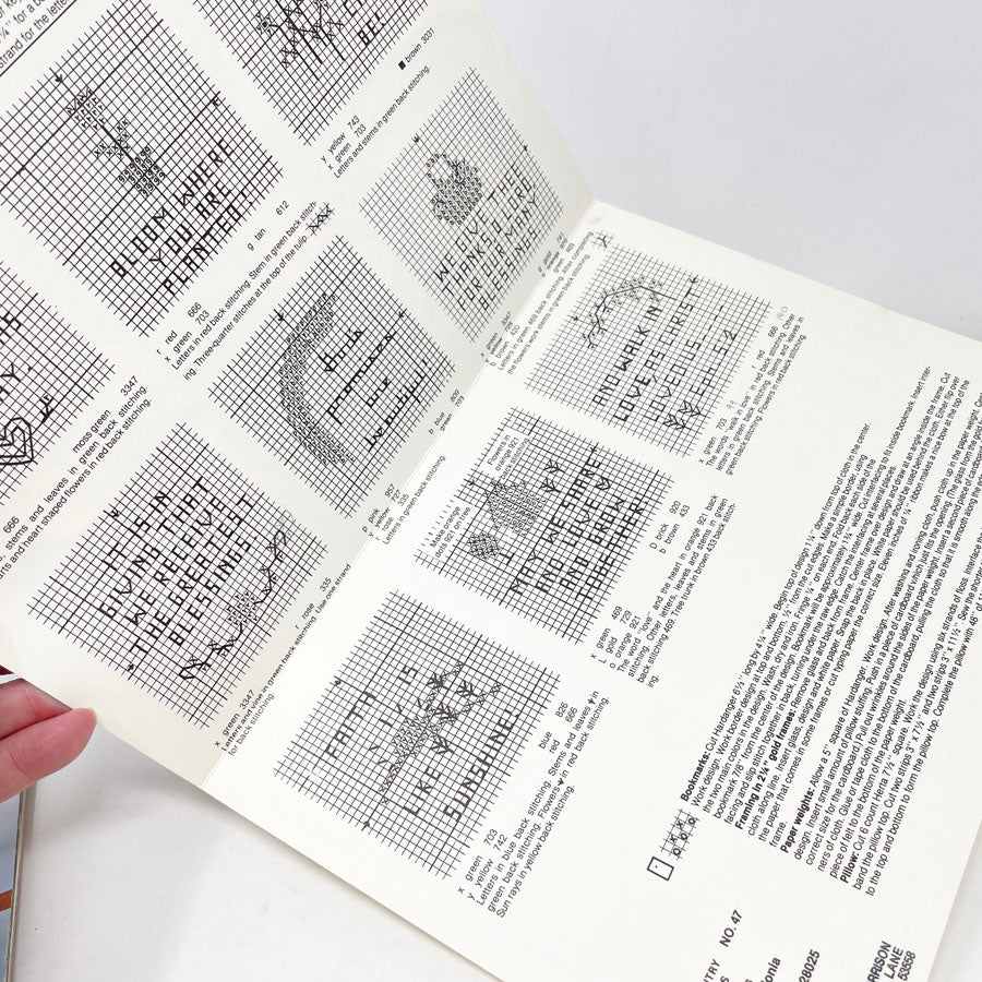 Mini Inspirational Thoughts Cross Stitch Pattern