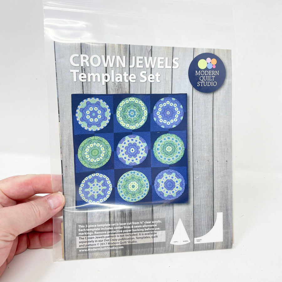 Crown Jewels Quilting Template Set