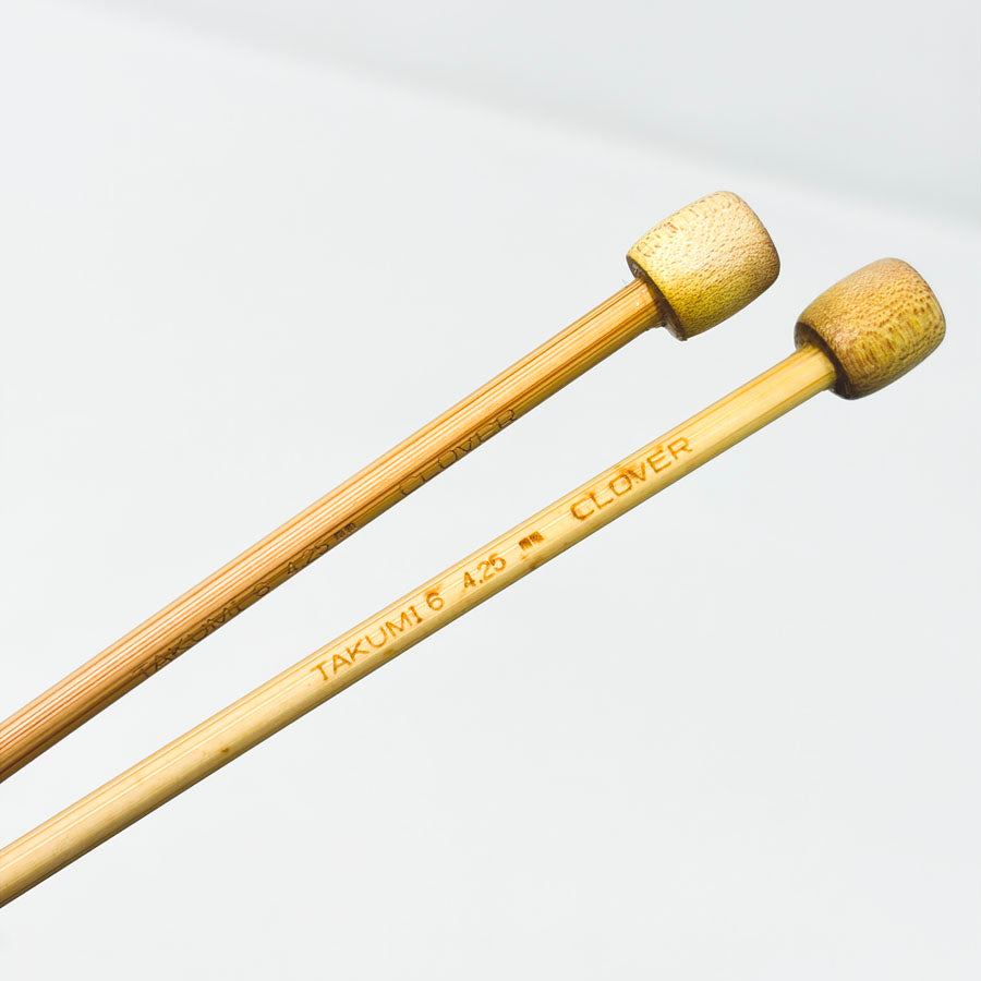Clover Takumi Bamboo Knitting Needles - Pick a Size