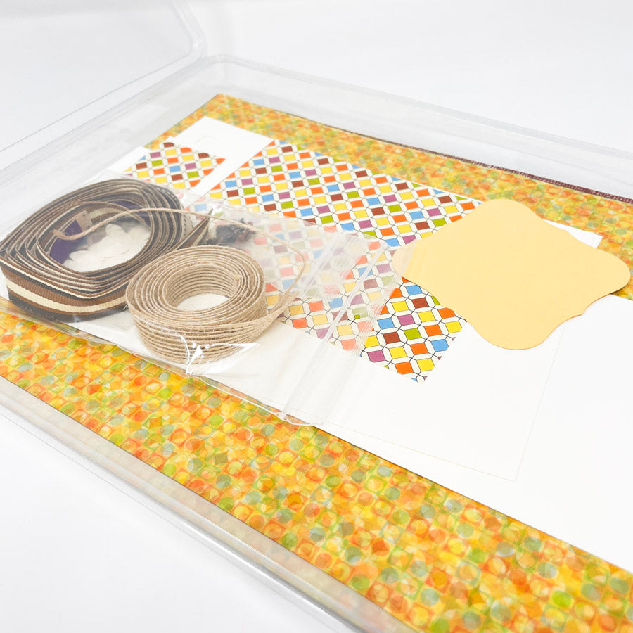 Fall Colors Cardstock & Paper Pack with Ribbon