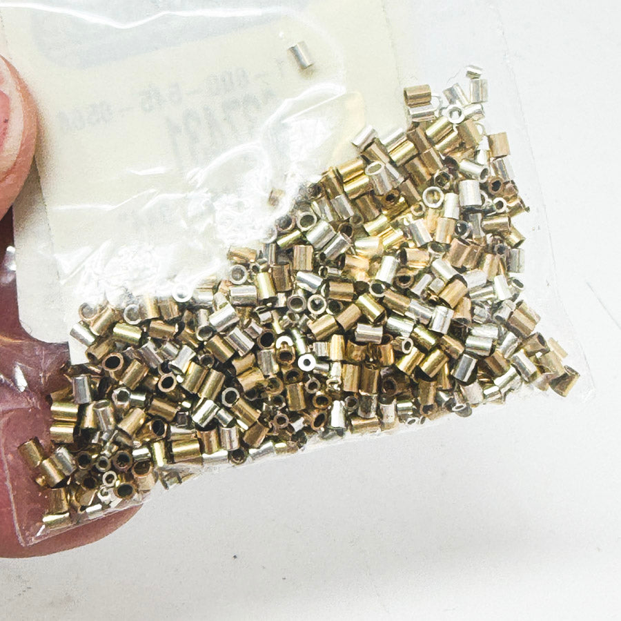Rio Grande Silver and Brass Crimp SS 2mm Beads