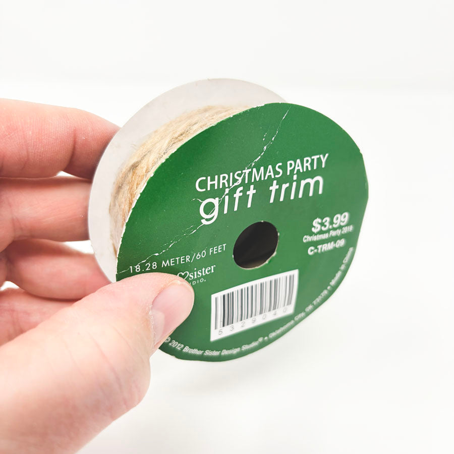 Brother Sister Design Studio Christmas Party Twine Ribbon