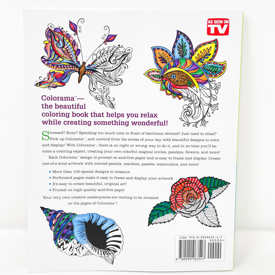 Colorama Coloring Book with Pencils
