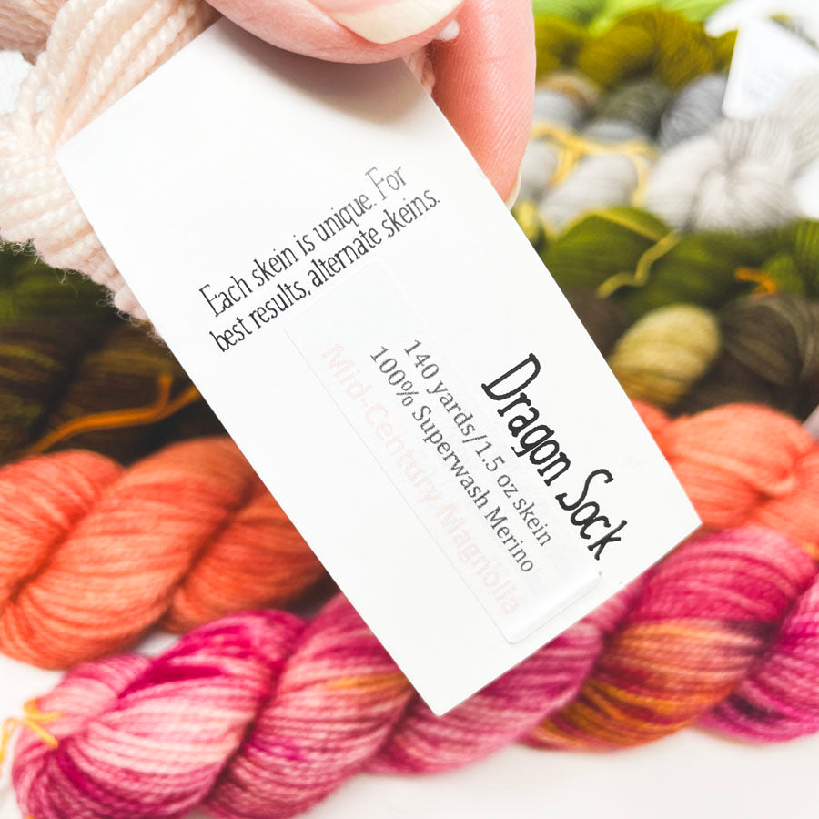 Dragon Sock Superwash Merino Yarn by Dragonfly Fibers
