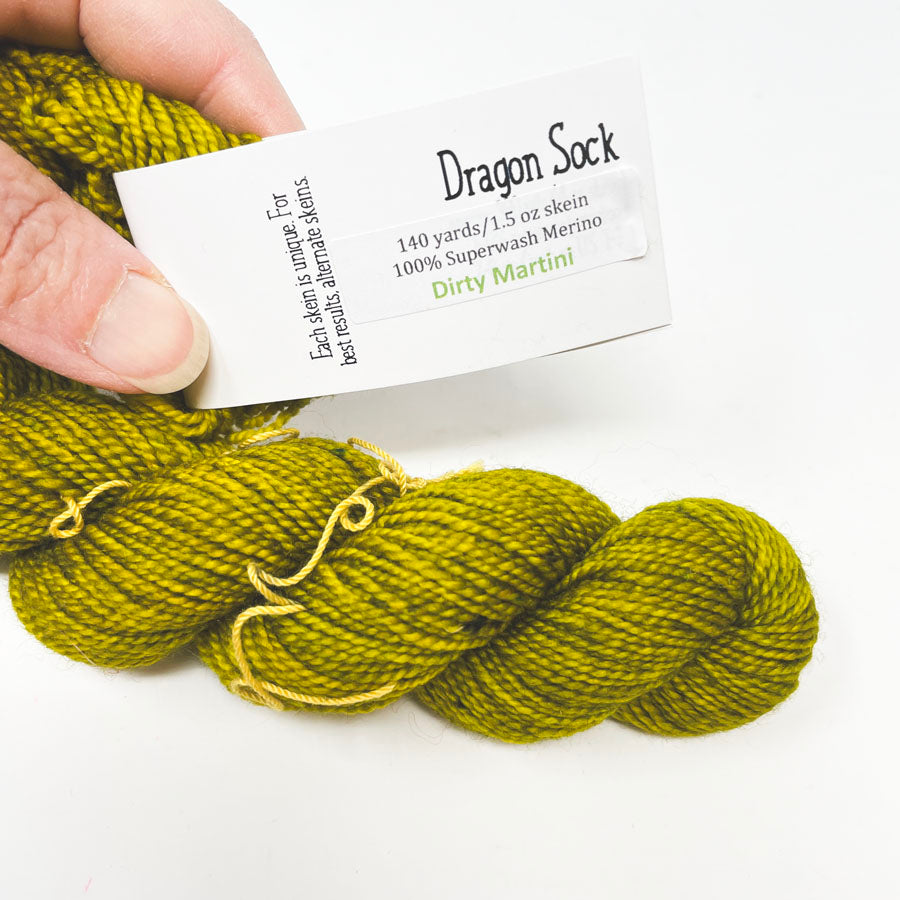 Dragon Sock Superwash Merino Yarn by Dragonfly Fibers