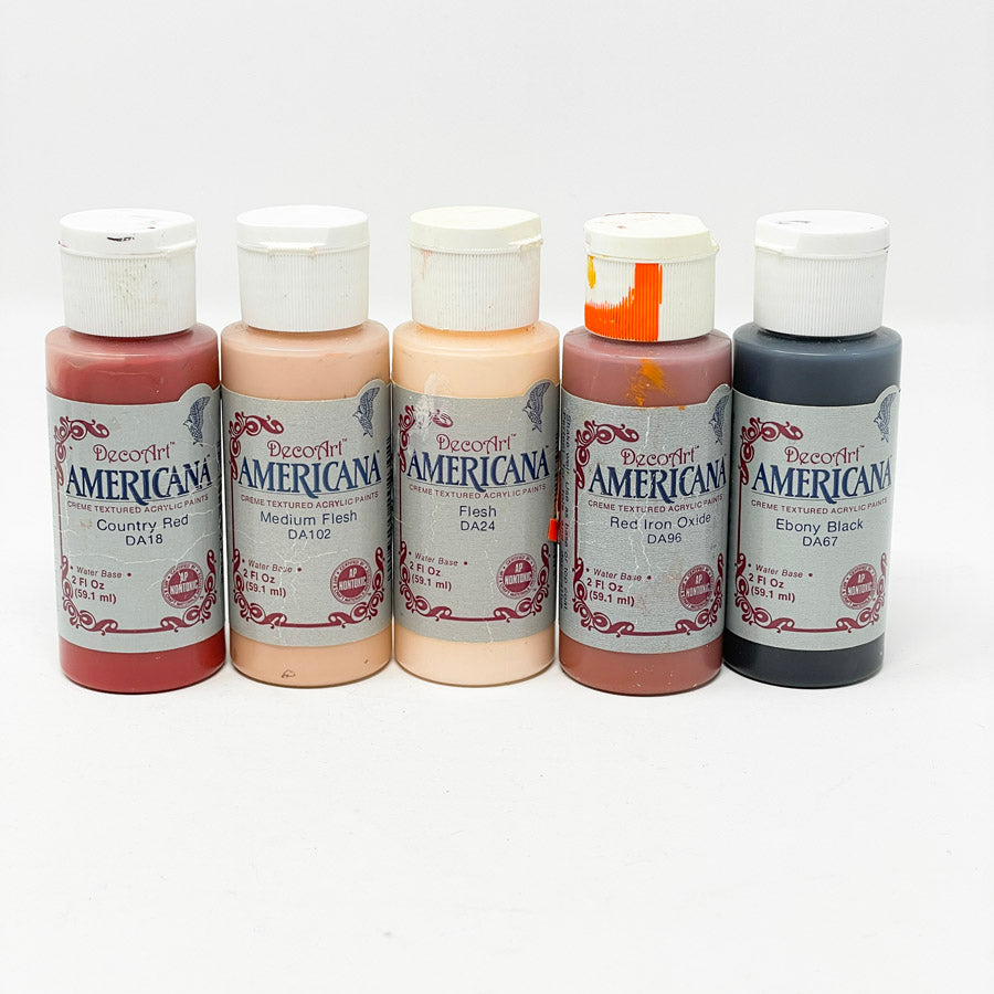 Americana Acrylic 2oz Paint - Country Red