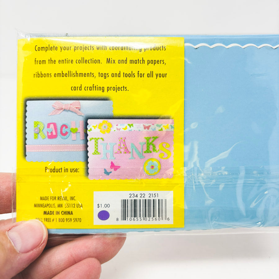 Pink and Blue Cards with Envelopes