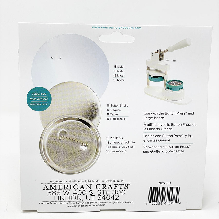 2.25" Buttons for Button Press