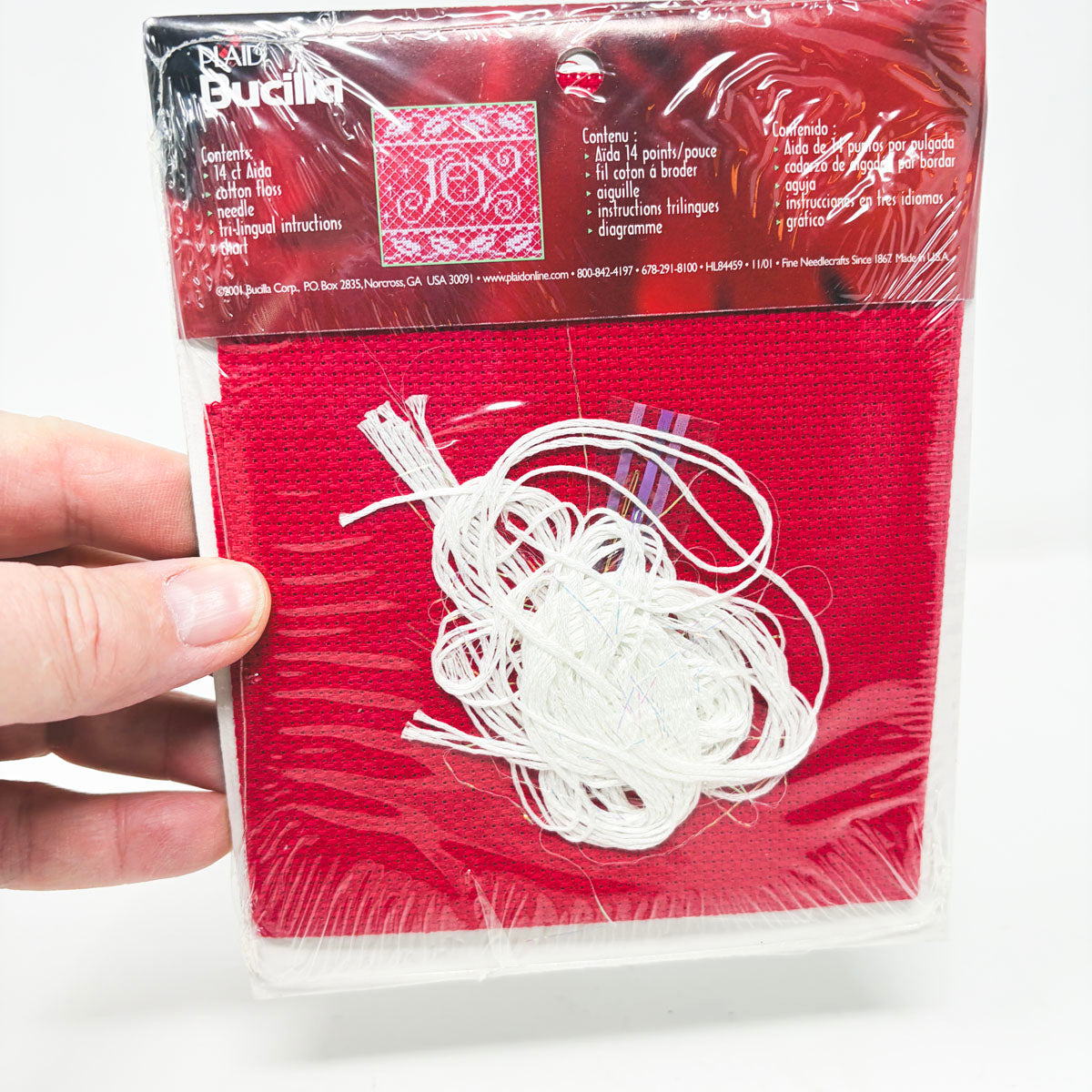 Plaid Bucilla Counted Cross Stitch Kit - Lace Joy #84459