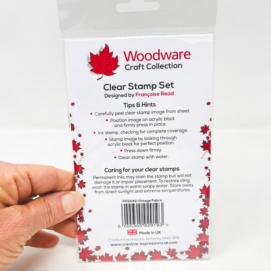 Woodware Craft Collection Clear Stamp Set by Francoise Read