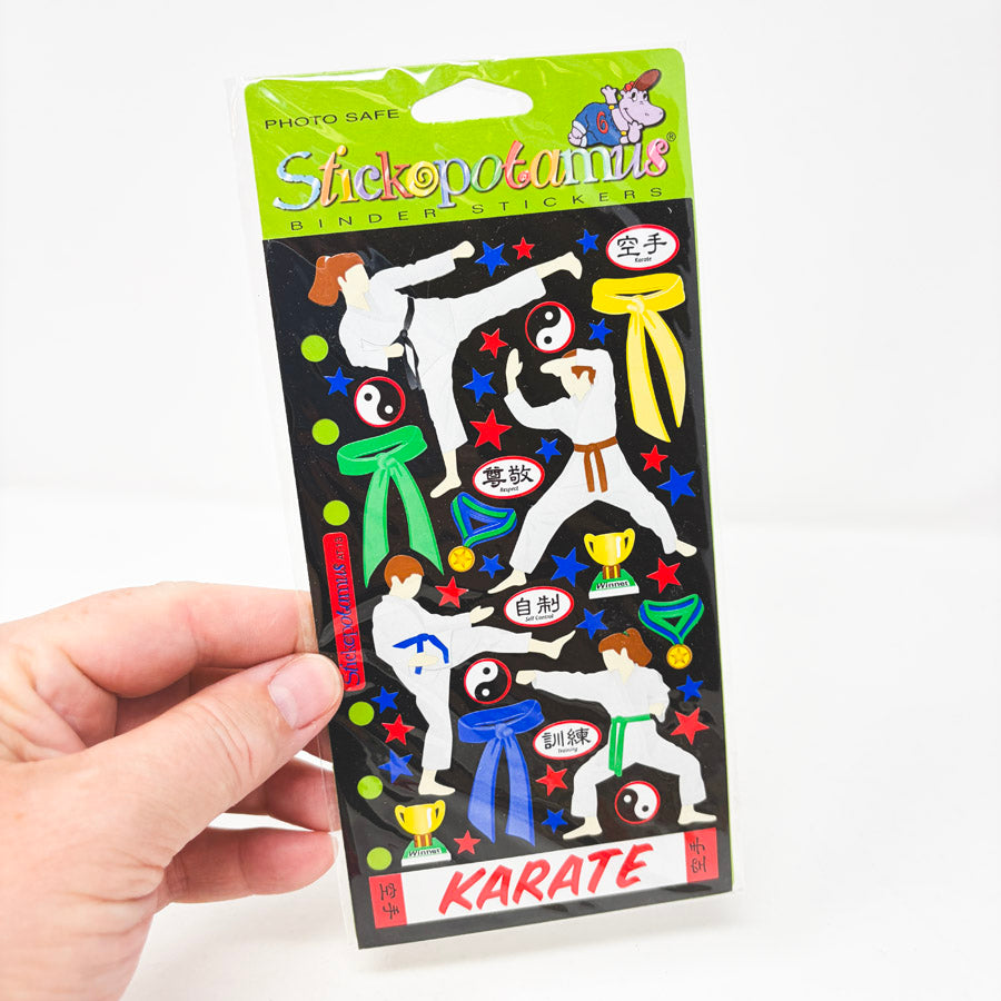 Stickopotamus Karate Stickers