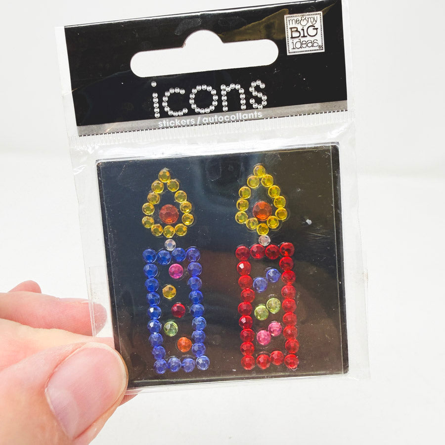 Icons Gem Candle Stickers