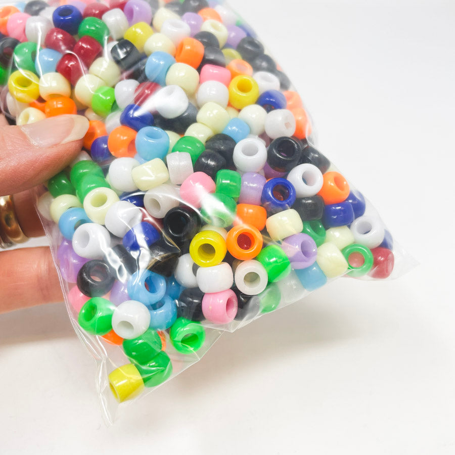 Plastic Pony Bead Assorted Mix (1)