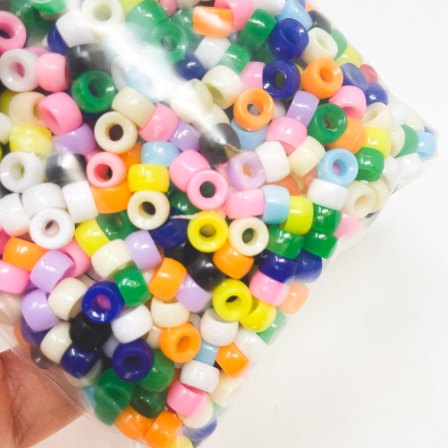 Mini Plastic Pony Bead Assorted Mix