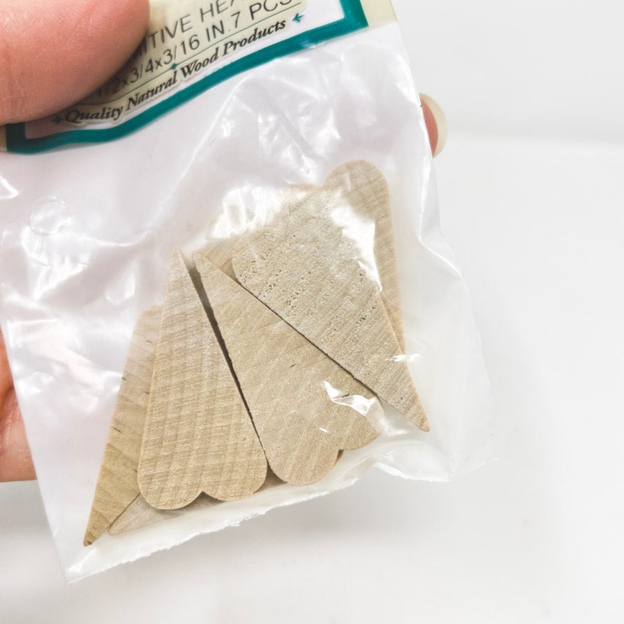 Craftwood Primitive Hearts