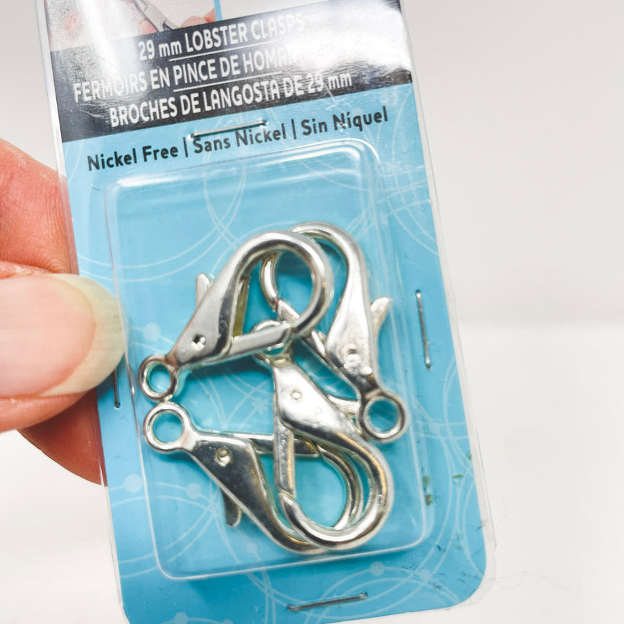 Bead Landing 29mm Lobster Clasps