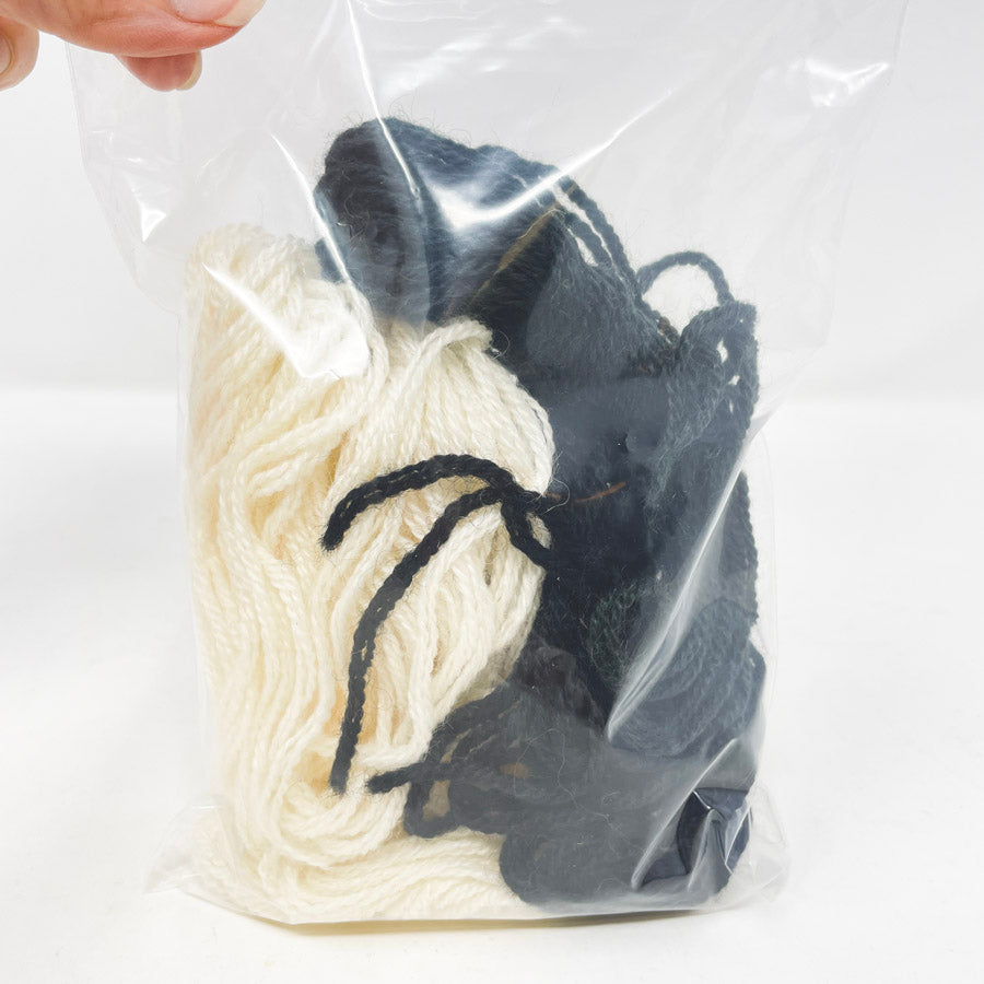 Black and White Needlework Yarn