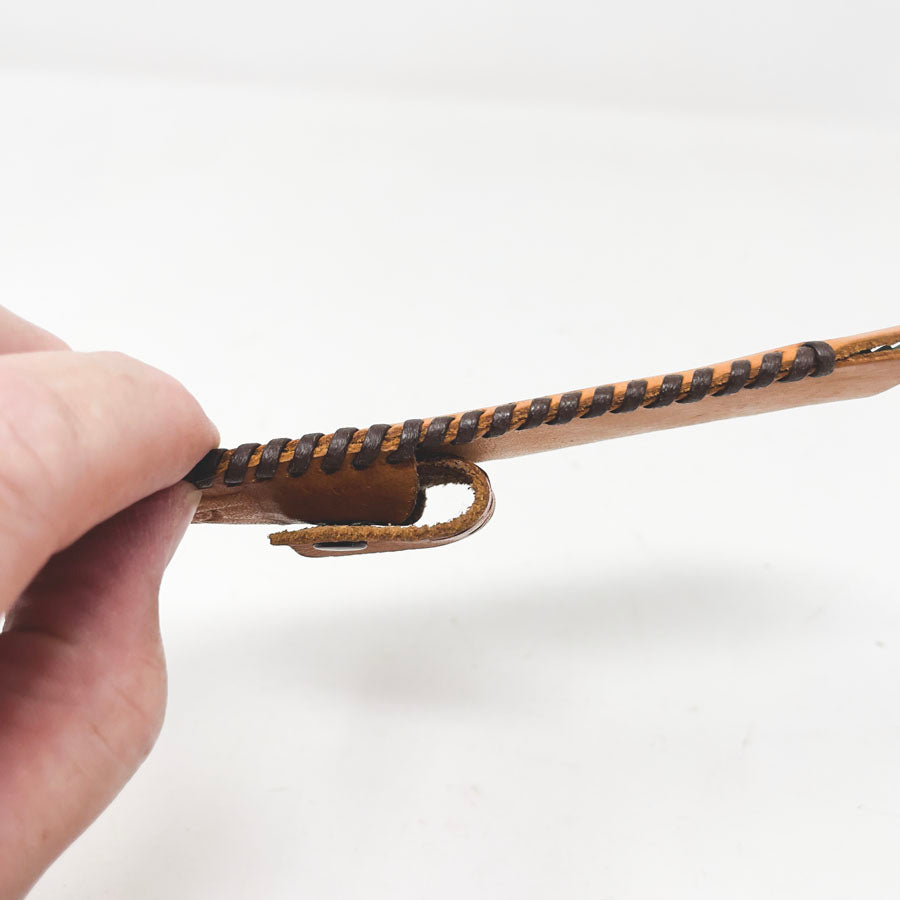 Vintage Leather Comb Carrying Case