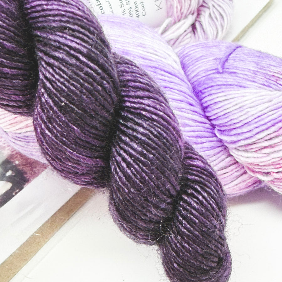 Knit Stars Chocolate Lily Shawl Kit