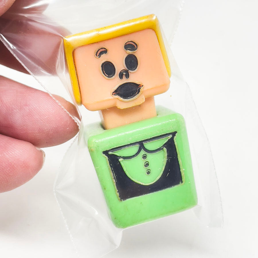 Vintage Toy Man - Square Shape