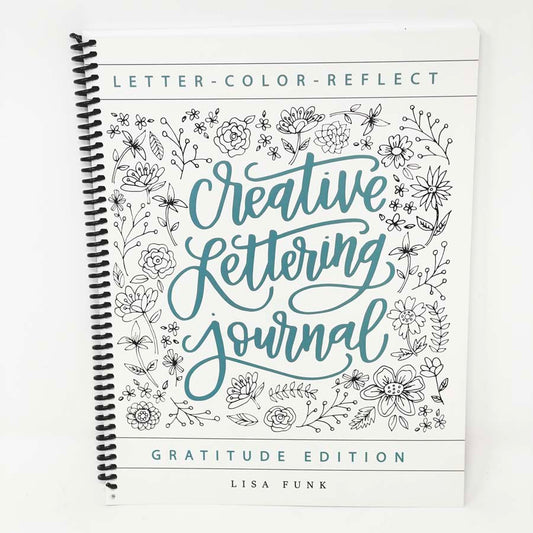 Creative Lettering Journal & Tracing Paper by List Funk - Gratitude Edition