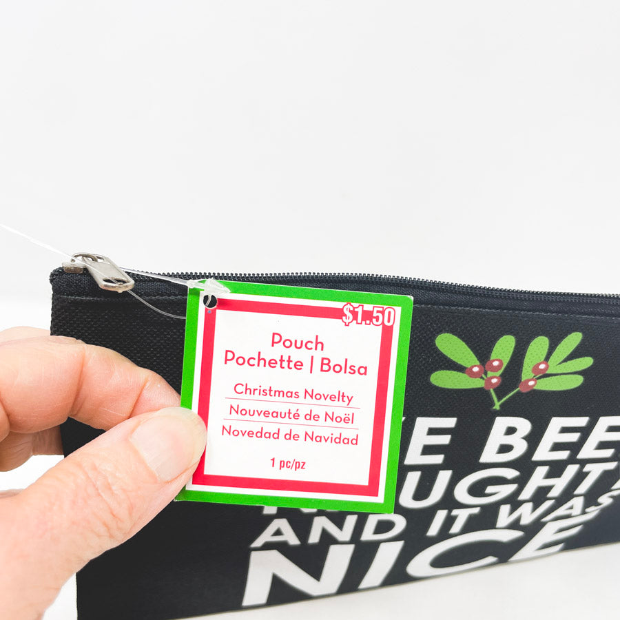 I've Been Naughty Zipper Pouch